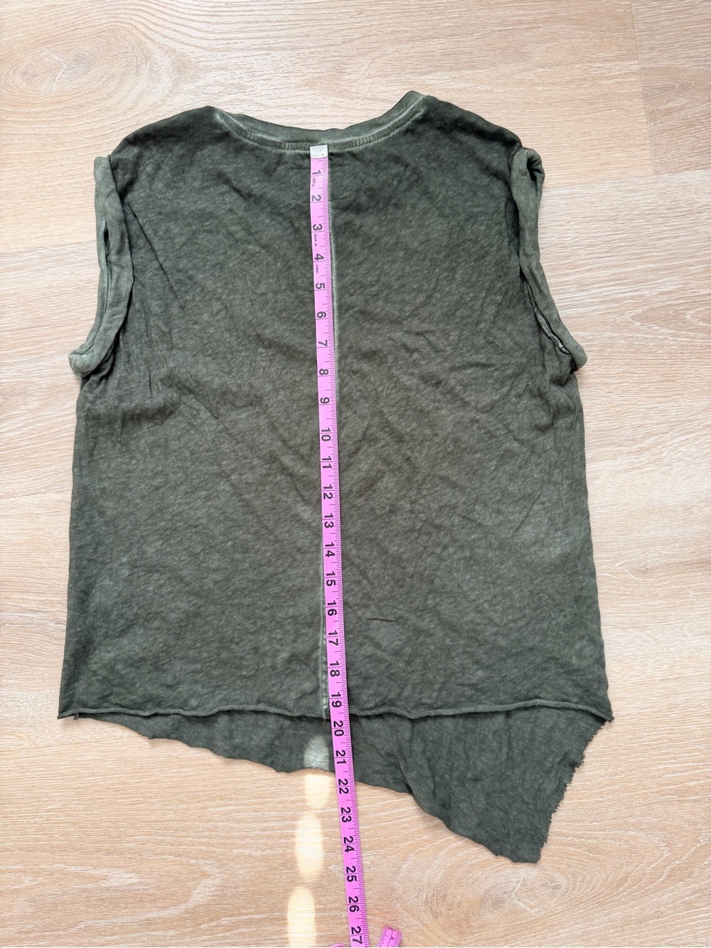 NWOT NEW Hudson Roll Sleeve Tank Top Dark Forest Cotton Linen Blend S Peru - Picture 10 of 10